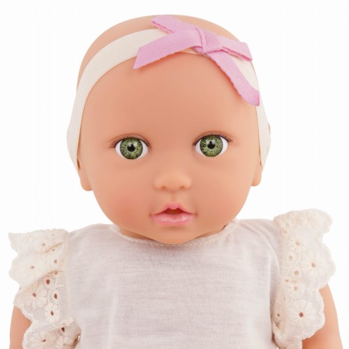 Lullababy Lalka NIEMOWLĘ 35cm z nosidełkiem