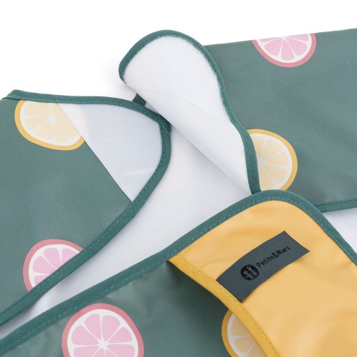 Petite & Mars Śliniak z długimi rękawami Citrus