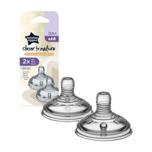 Tommee tippee smoczek do butelki 0m+ wolny