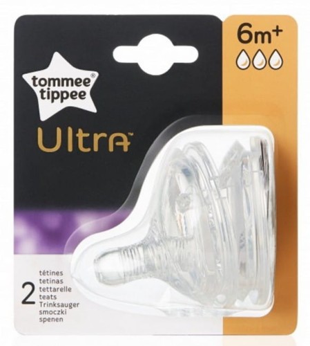 Tommee tippee smoczek do butelki Ultra 3m+