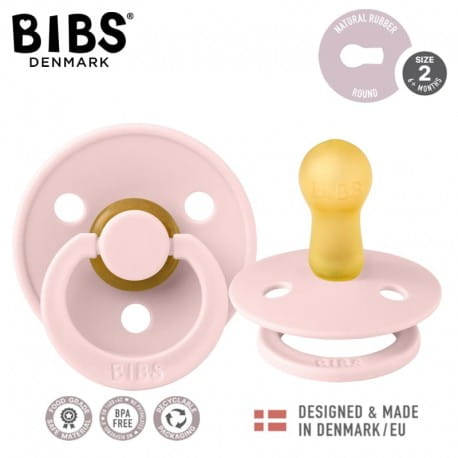 BIBS smoczek Kauczuk Hevea, 6-18m. M Blossom