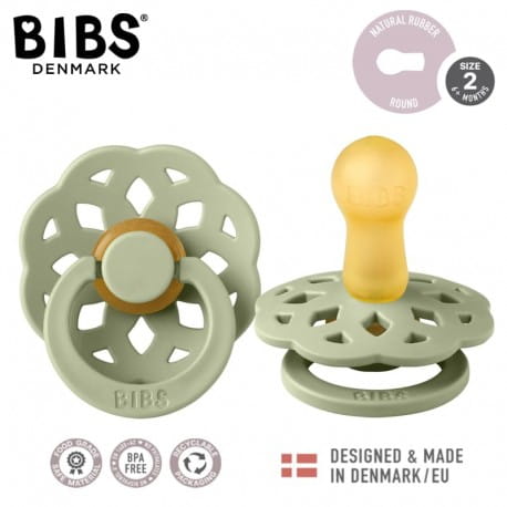 BIBS smoczek Kauczuk Boheme 6-18m. M Sage