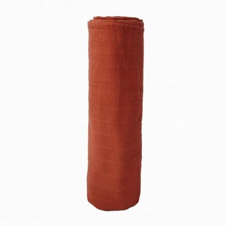 Mushie otulacz kocyk bawełna organiczna 120cm  Auburn