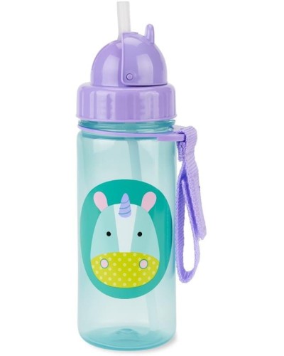 Skip Hop bidon ze słomką Jednorożec 384,5ml.
