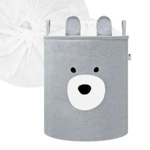SIPO Kosz na zabawki Bear 63 L Miś grey XXL