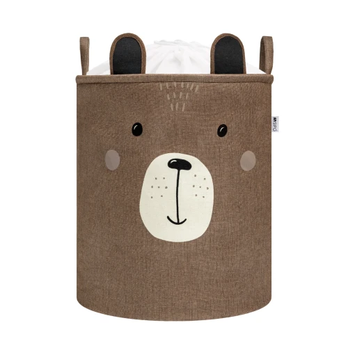 SIPO Kosz na zabawki Bear miś 63 L. premium