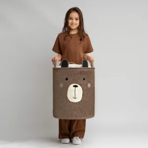 SIPO Kosz na zabawki Bear miś 63 L. premium
