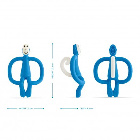 Matchstick Monkey Blue Gryzak ze Szczoteczką małpka