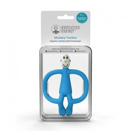 Matchstick Monkey Blue Gryzak ze Szczoteczką małpka