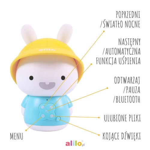 ALILO Króliczek Baby Bunny G9S+ niebieski