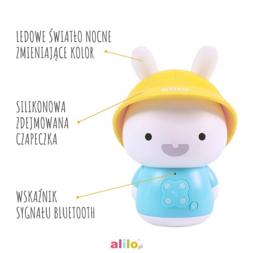 ALILO Króliczek Baby Bunny G9S+ niebieski