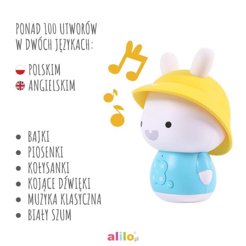 ALILO Króliczek Baby Bunny G9S+ niebieski
