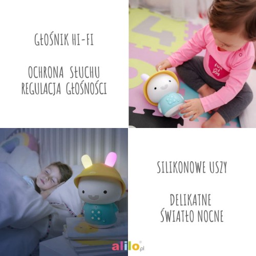 ALILO Króliczek Baby Bunny G9S+ niebieski