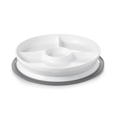 OXO Talerzyk z Silikonową Przyssawką dzielony grey