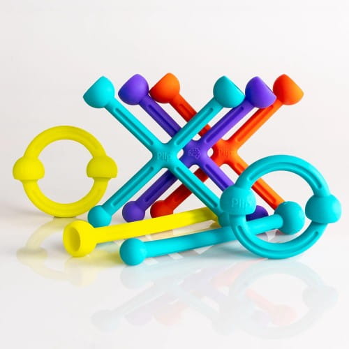 Fat Brain toys Plip Silikonowe Klocki złączki