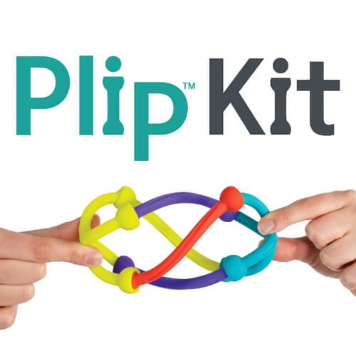 Fat Brain toys Plip Silikonowe Klocki złączki