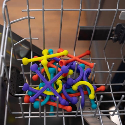 Fat Brain toys Plip Silikonowe Klocki złączki