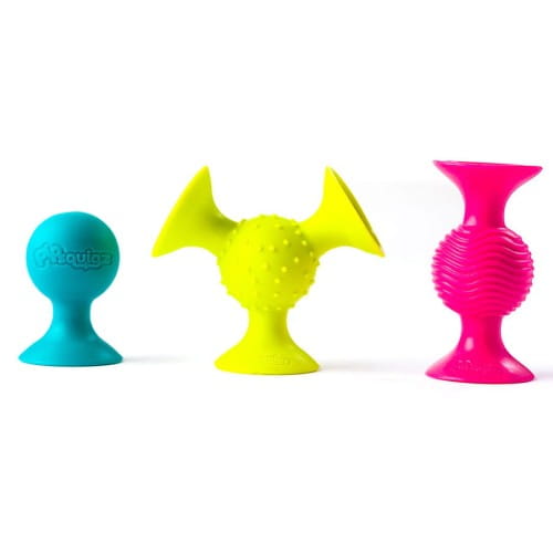 Fat Brain toys Bobo Przyssawki 3 Grzechotki