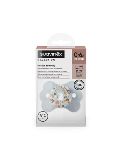 Suavinex smoczek 6-18m symetryczny miętowy Wonderland liberty