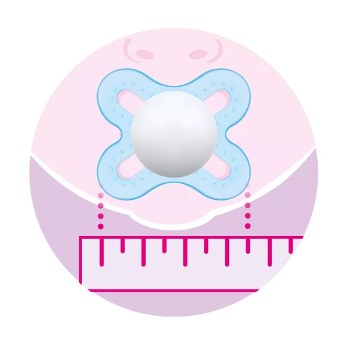 mam baby Start smoczek 0-2m. girl 2szt. rybka