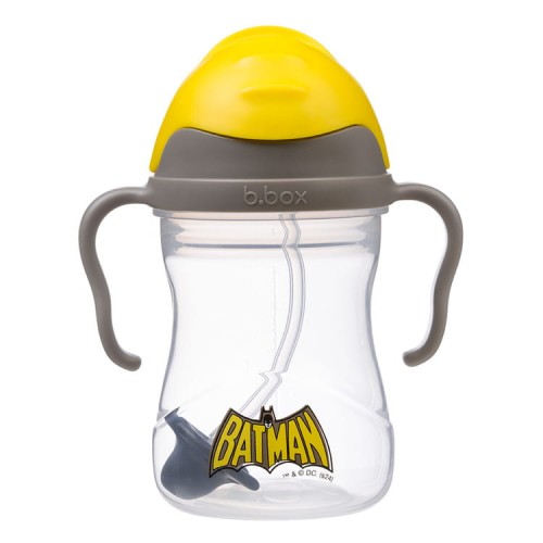 B.BOX bidon ze słomką niekapek BATMAN