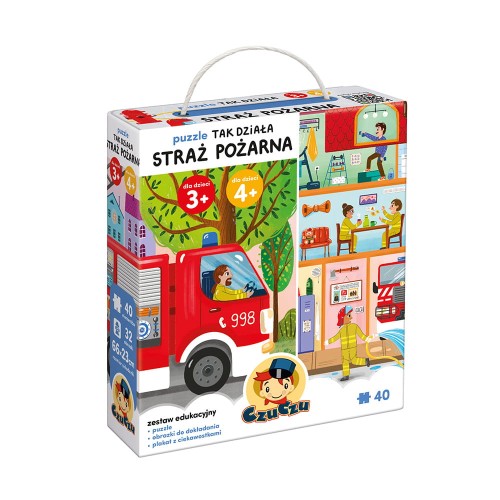 CzuCzu Puzzle Tak działa Straż pożarna 3+