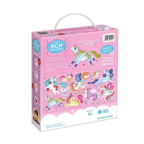 CzuCzu Puzzle Ach Jednorożce 60 elementów