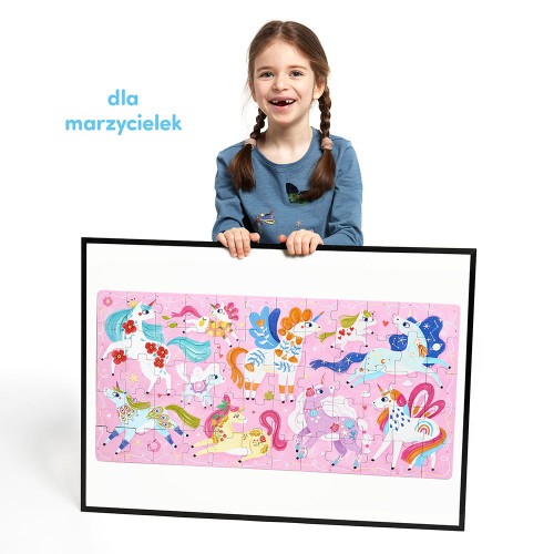 CzuCzu Puzzle Ach Jednorożce 60 elementów