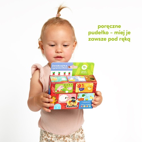 CzuCzu puzzle 2 el. 7 układanek do pary