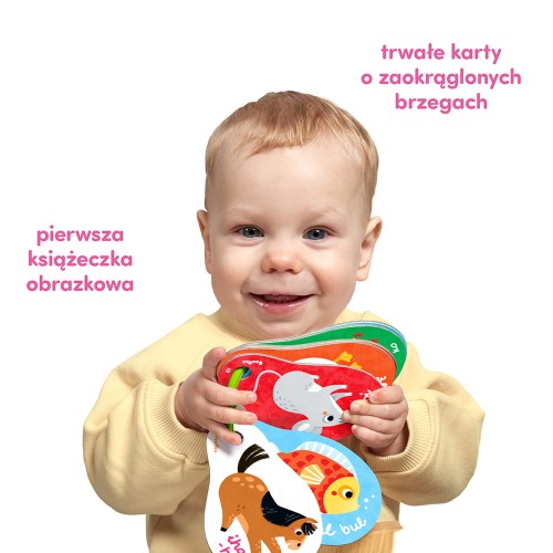 CzuCzu książeczka Zwierzątka na sznurku karty 12m+
