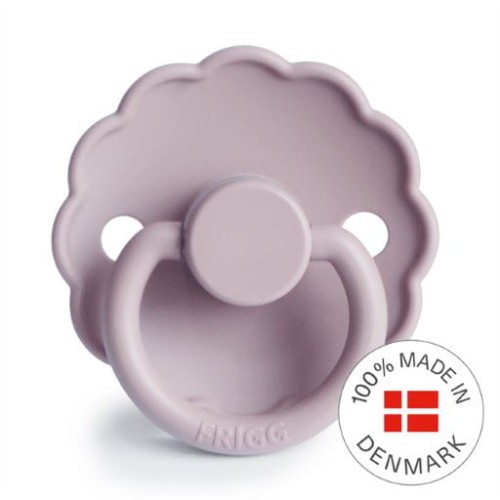 FRIGG smoczek 0-6m. Daisy silikon Soft lilac
