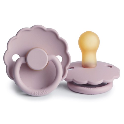 FRIGG smoczek 6-18m. Daisy Kauczuk Lilac Soft