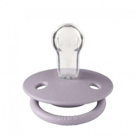 BIBS smoczek De lux FOSSIL GREY 0-36msc.