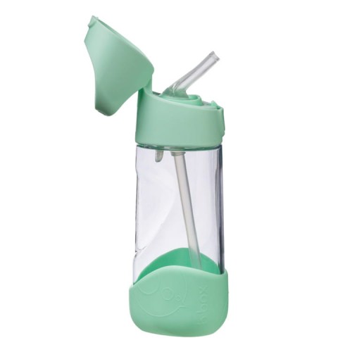 B.BOX Tritanowa butelka ze słomką bidon 450 ml spearmint
