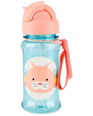 Skip Hop Bidon ze słomką Tritanowy KOT 355ml ZOO Tritan