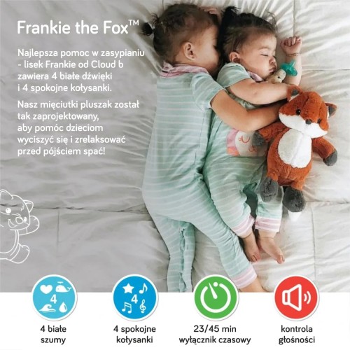 Cloud B Szumiący lisek z pozytywką Frankie