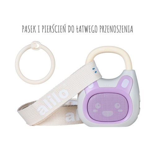 Alilo Pocket Bunny K1 Odtwarzacz MP3 z Bluetooth  fioletowy