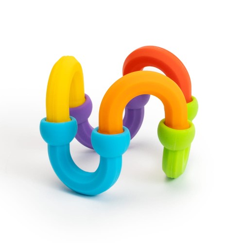 Fat Brain toys Plip Półokrągłe Klocki silikonowe