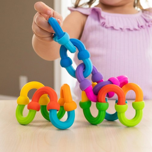 Fat Brain toys Plip Półokrągłe Klocki silikonowe