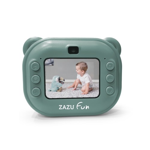 Zazu Fun Aparat Cyfrowy dla Dzieci z Drukarką Green