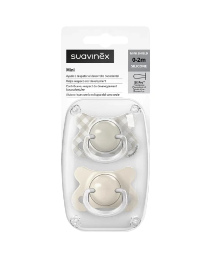 Suavinex smoczek 0-2 m beżowy SX fizjologiczny wild & free