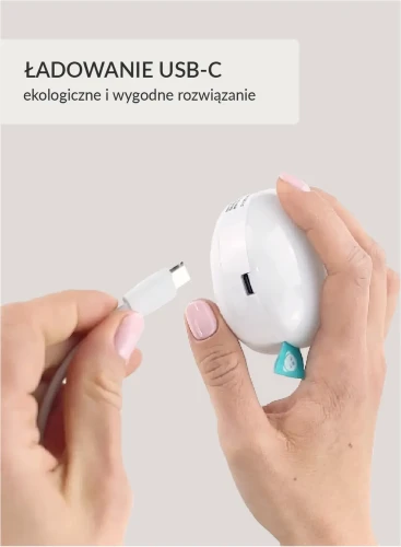 Szumiś królik beżowy z lampką 7w1 szumisie aplikacja