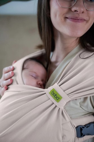 BOBA Nosidełko nosidło Bliss Hybrydowe beż organic