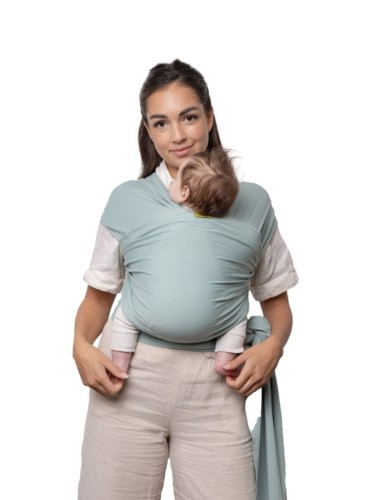 BOBA Chusta do noszenia niemowląt Wrap morska zieleń  nosidełko