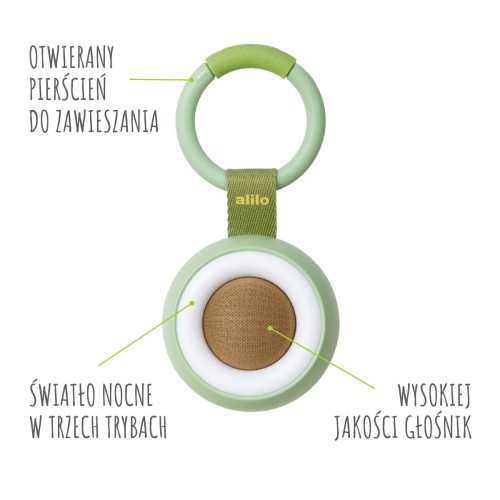 Alilo CocoNap W1  odtwarzacz MP3 ilampka do karmienia  awokado