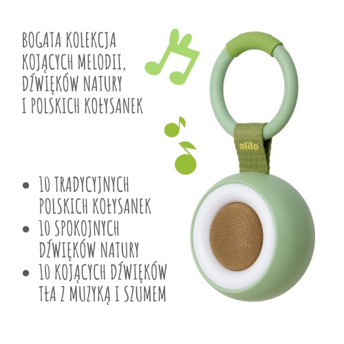 Alilo CocoNap W1  odtwarzacz MP3 ilampka do karmienia  awokado