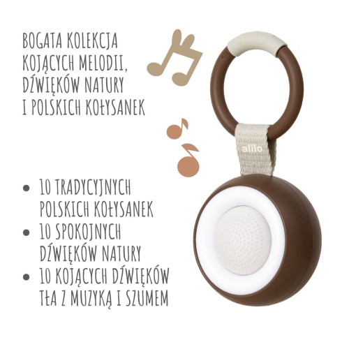 Alilo CocoNap W1  odtwarzacz MP3 ilampka do karmienia  kokos