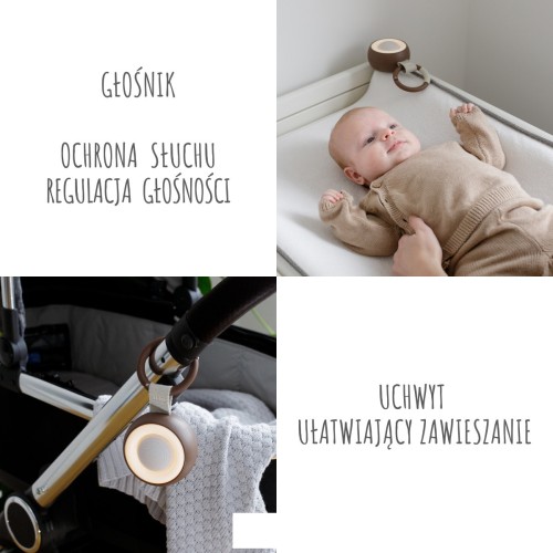 Alilo CocoNap W1  odtwarzacz MP3 ilampka do karmienia  kokos
