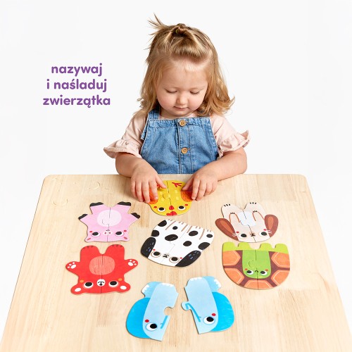 CzuCzu MOJE PIERWSZE Puzzle zwierzątka 15m