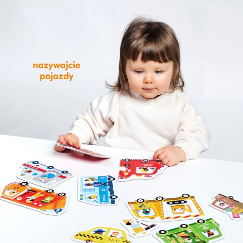CzuCzu Puzzle do pary AUTA 18m